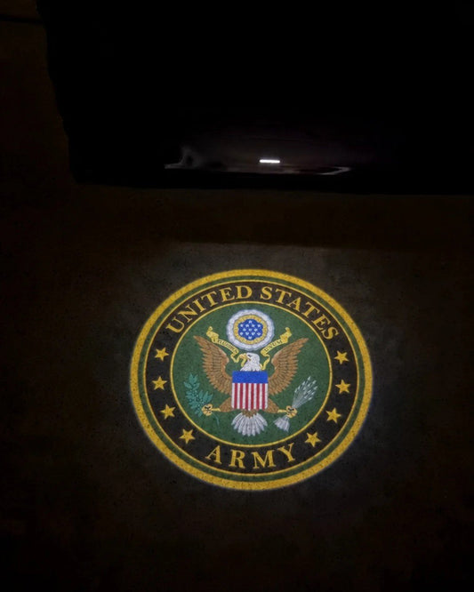 U.S. Army emblem projection